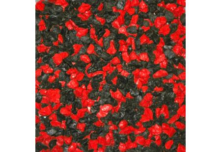 Must-punane dekoratiivne killustik SANGRIT BLACK-RED