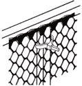 plastic mesh for balconies protection and fencing